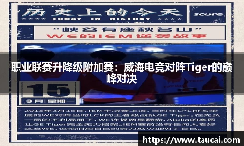 职业联赛升降级附加赛：威海电竞对阵Tiger的巅峰对决